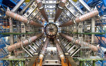 a view of inside CERN collider